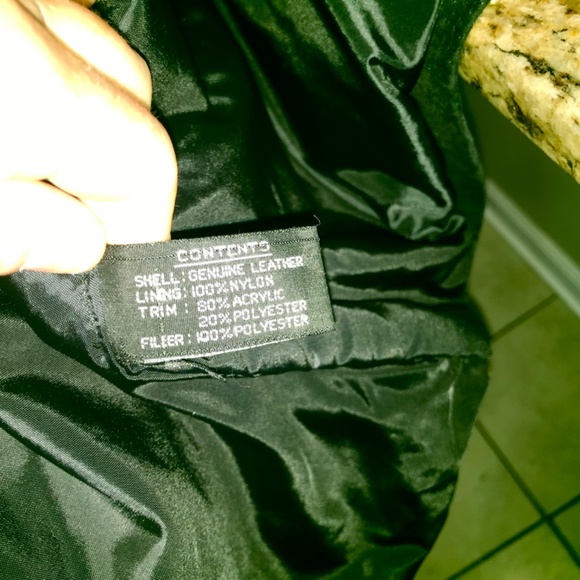 Vintage Charles Klein suede leather faux fur coat - Picture 11 of 16